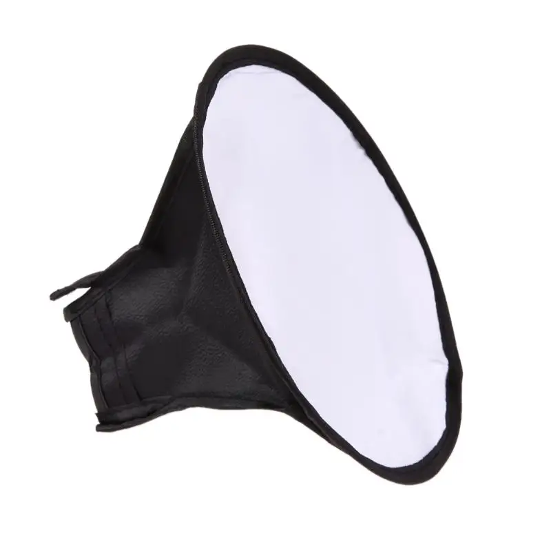 

20cm Round Flash Softbox Diffuser Photography Box for Canon 580EX/430EX/550EX//420EX/380E for Nikon SB900 Speedlight Softbox