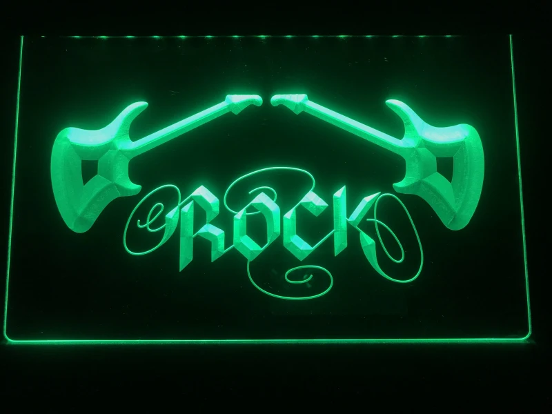 

I047b- Guitar Rock n Roll LED Neon Light Sign