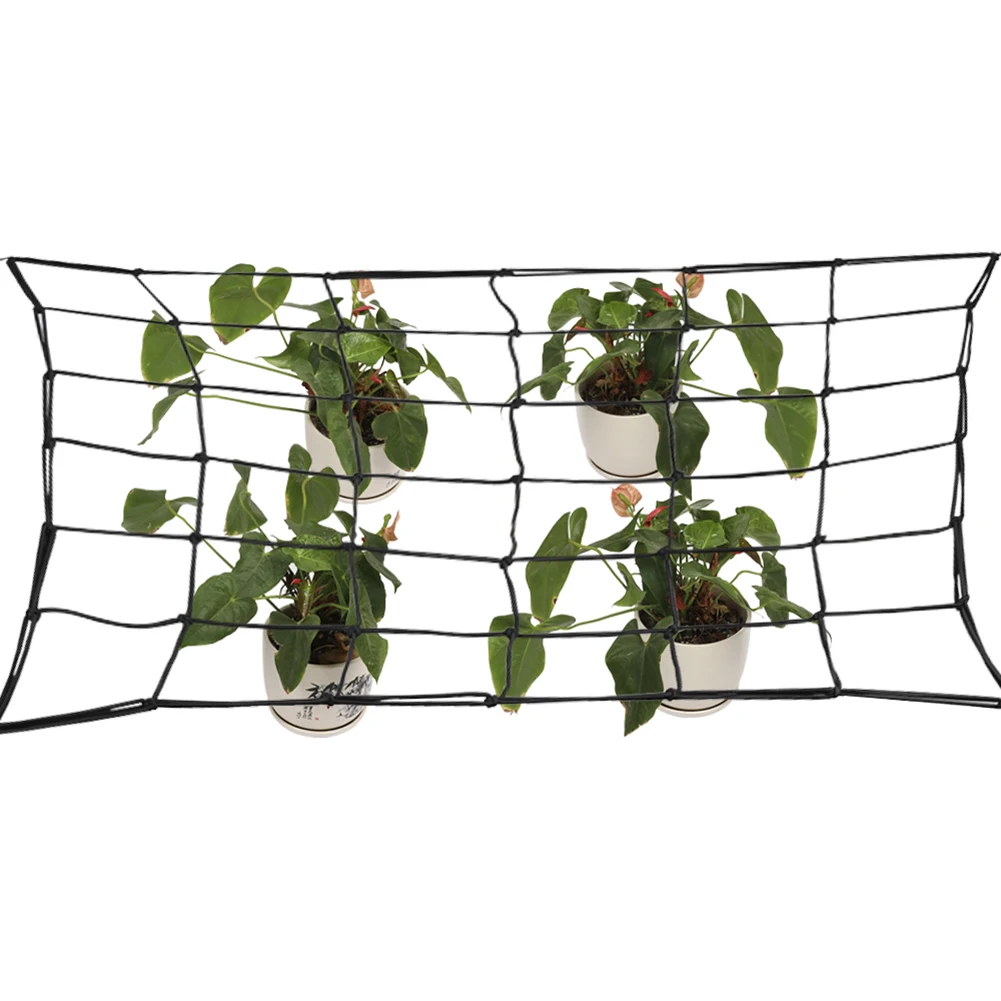 

80*80cm Elastic Rubber Garden Trellis Net Support for Vegetable Climbing Vine Plants Garden Netting Flower Plant Support Net