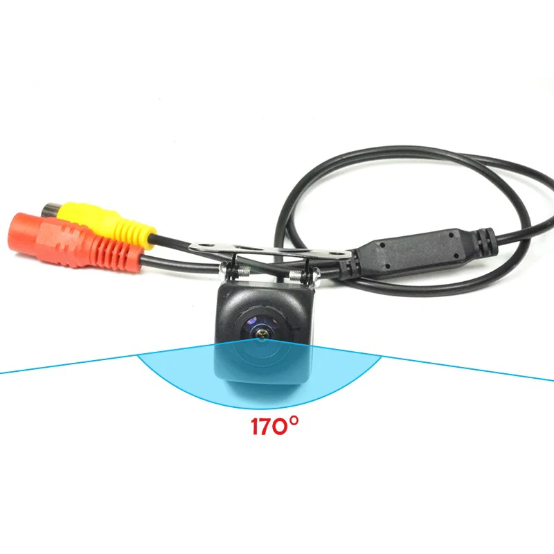 170 градусов Рыбий глаз объектив 1280*720P супер ночное видение MCCD Автомобильная камера заднего вида с направляющей водонепроницаемая - Название цвета: XG633 170deg