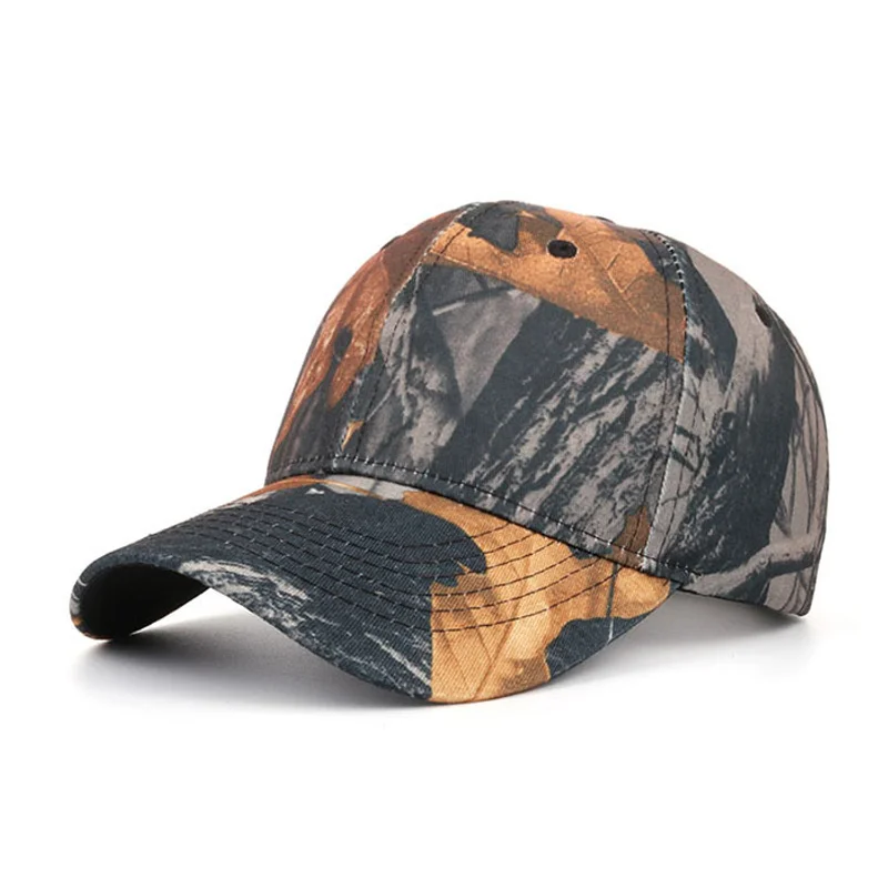 

Fashion Spring Summer New Men Camouflage Leaf Printing Outdoor Leisure Wild Hat Baseball Cap Truck Driver Dad Hats