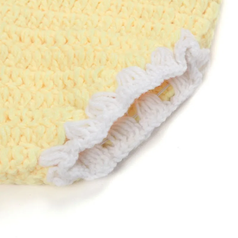 Yellow-Flower-Newborn-Infant-Baby-Boy-Girl-Beanie-Caps-Photography-Photos-Props-Knitted-Hat-Clothes-Sets (4)