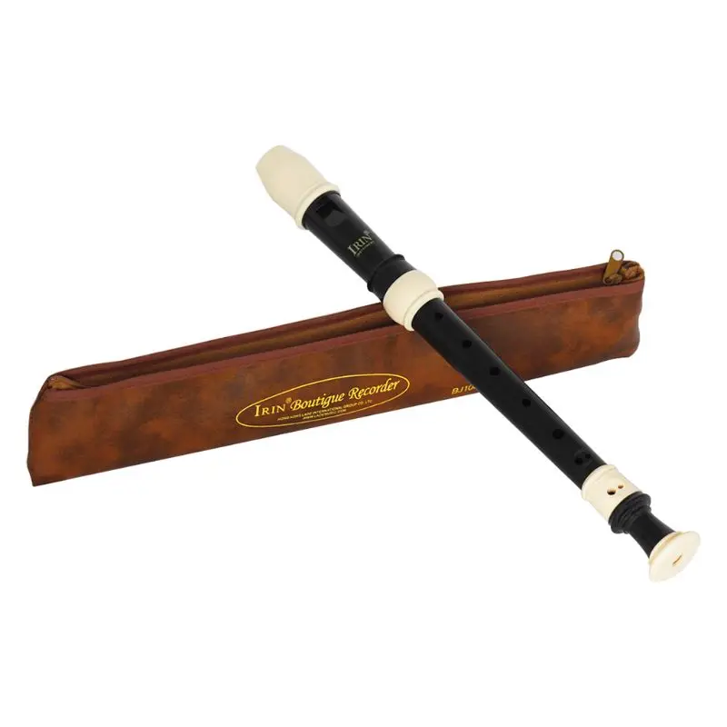 8 отверстий барокко рекордер кларнет флейта духовой инструмент музыкальный образовательный инструмент подарок с ПУ сумка+ инструмент для очистки