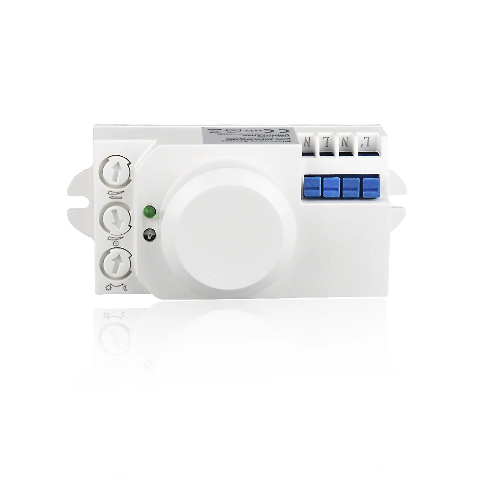 Etouch AC220-240V 5,8 GHz 360 Grad Zeit Einstellung Mikrowelle Sensor Radar Körper Sensor Motion HF Detektor Licht Schalter 10 stücke Etouch AC220-240V 5,8 GHz 360 Grad Zeit Einstellung Mikrowelle Sensor Radar Körper Sensor Motion HF Detektor Licht Schalter 10 stücke