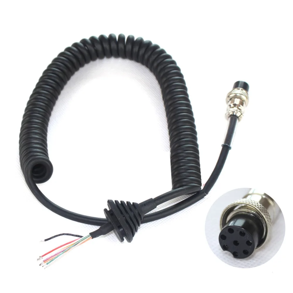 Mic Cable Cord Wire for Alinco Radio EMS-57 EMS-53  DR135 DR635 DR620 DR435 (1)