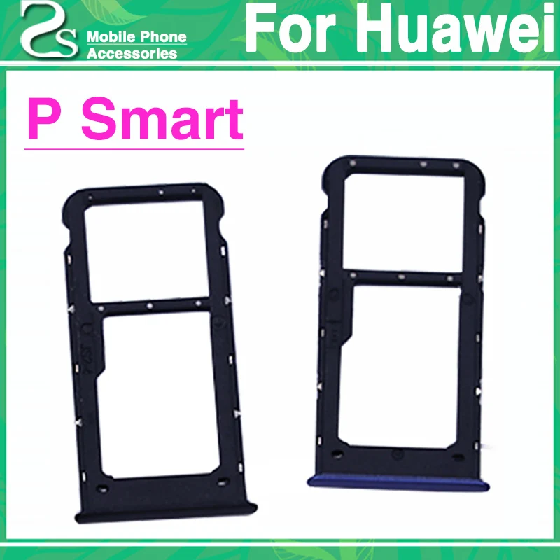 

30pcs Original P Smart SIM Card Tray for Huawei Psmart Rear Enjoy 7S Micro SD Card Sim Card Holder Slot