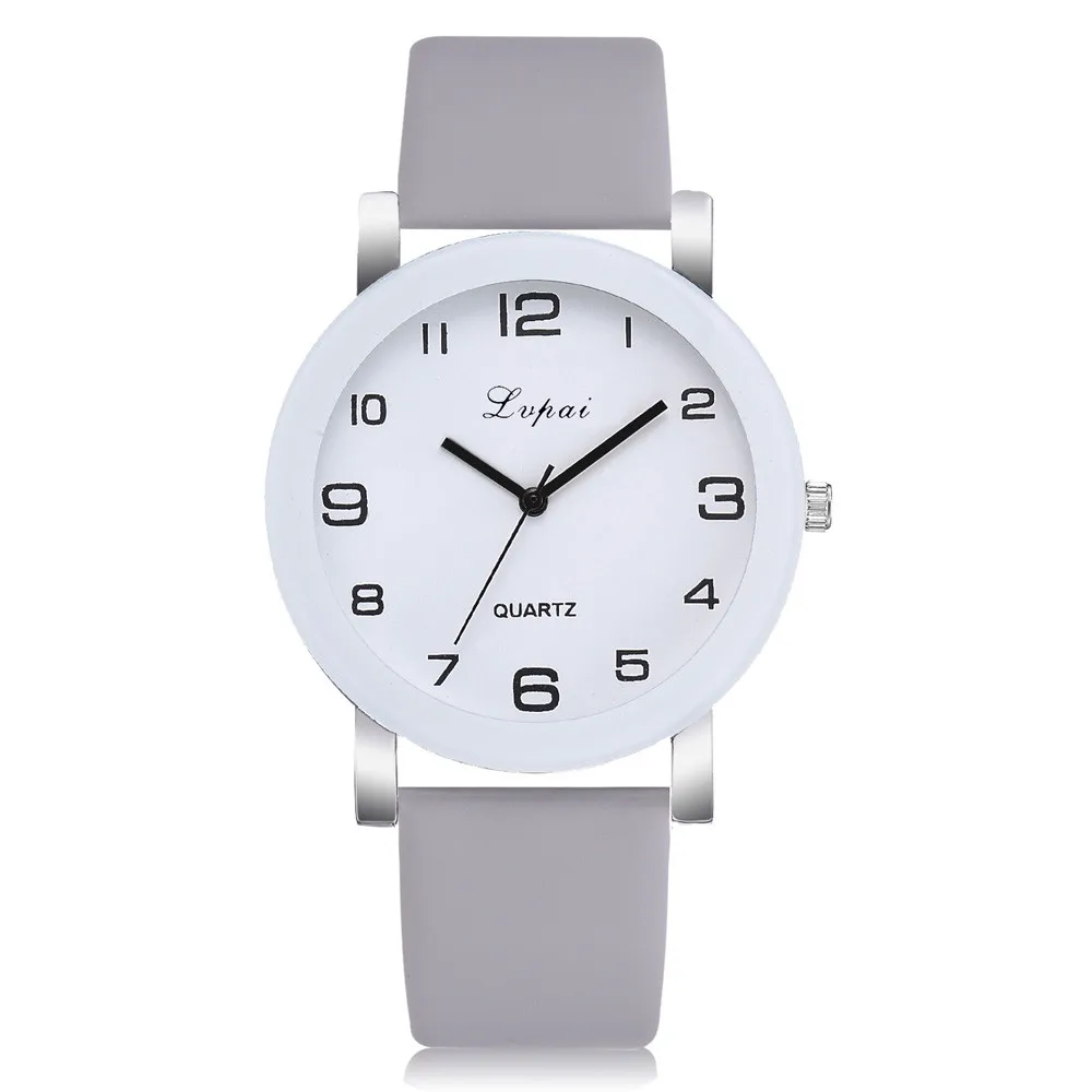 Lvpai брендовые кварцевые часы для женщин роскошный белый браслет часы женская одежда креативные часы Новые Relojes Mujer 233 - Цвет: Gray