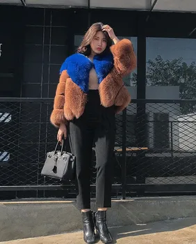 

New Arrival Faux Fur Coat Fashion Style Nightclub Celebrity Party Outwear Sexy Women Winter Outer Coat Faux Fox Mink Fur