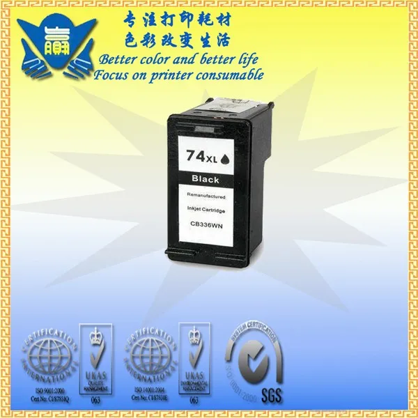 JIANYINGCHEN Восстановленный картридж для HP74xl (CB335WN) C4200 C4280 C4380 C4385 C4480 C4580 OfficejeJ5780 |