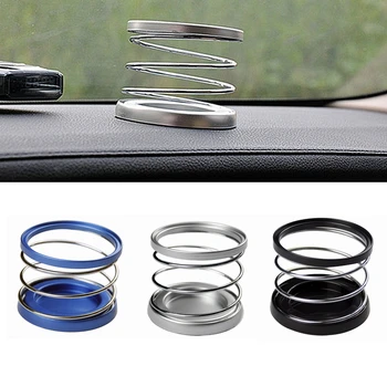

3 Color Simple Spring Shape Universal Automotive Car Stand Drinks Holders Instrument desk water beverage holder Cup Holders