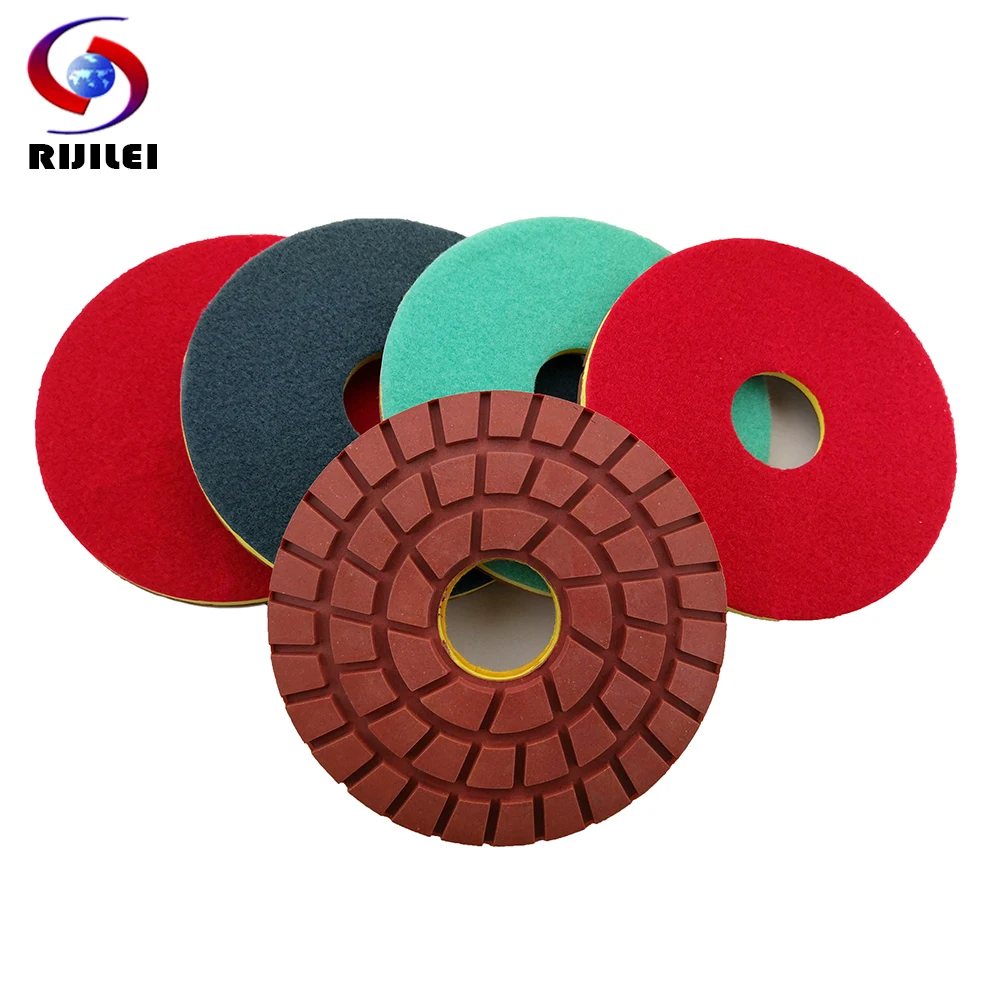 RIJILEI 220mm polishing pad 8" Floor Polishing Pads large size Marble