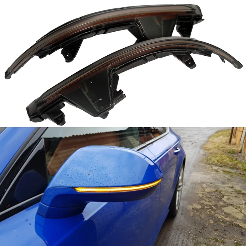 Car LED Side Mirror Dynamic Turn Signal Light Replacement For AUDI A7 S7 RS7 4G8 2010 2011 2012