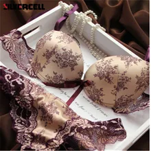 Brand New 2017 French Romantic Brand Lace Bra Sets Sexy Women Underwear Set Push Up BC