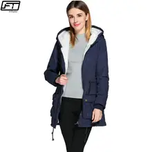 Winter Jacket Women 2017 New Slim Hooded Thick Zipper Fashion Long Cotton Coat Casual Plus Size Ukraine Mujer Parka