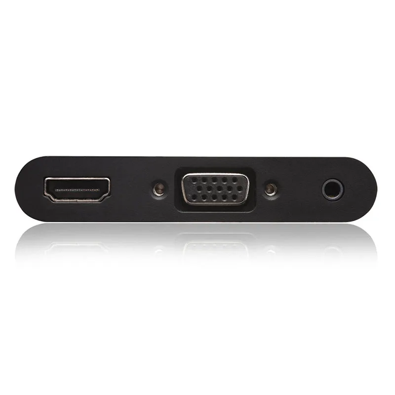 USB C к HDMI VGA 3 5 мм аудио адаптер 1 Type 1080P 4K в для нового Macbook ноутбука Google компьютера