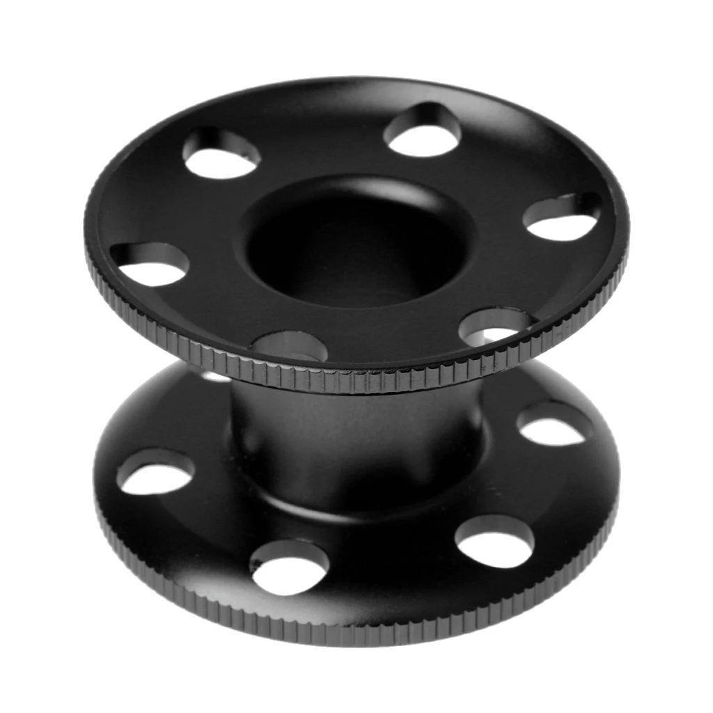 Durable Aluminum Scuba Diving Dive Finger Spool Snorkeling Guide Line Reel for Underwater Sports Accessories 