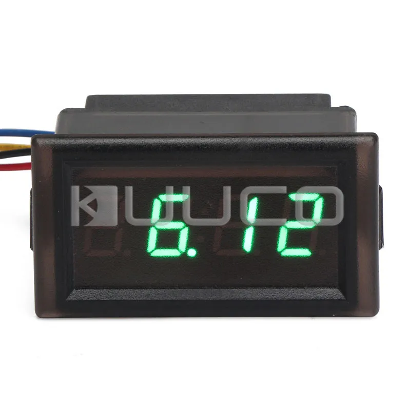 

Waterproof Digital Clock Meter DC 4.5-30V 24-hour Car Clock 0.4" Green Led Digital Meter DC 12V 24V Time Panel Meter