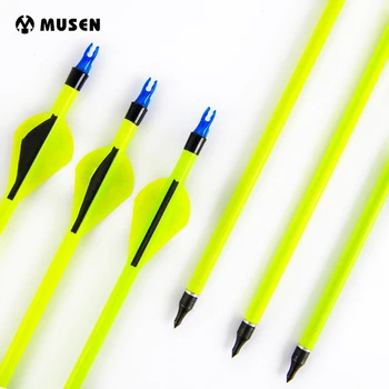 

6/12/18/24pcs 30 Inches Mixed Carbon Arrow Spine 500 OD7.8mm Replaceable Arrowhead for Compound Bow Archery Shooting