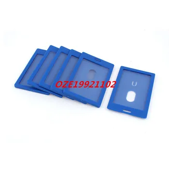 

Blue Plastic Vertical School ID Card Badge Holder 54mm x 90mm