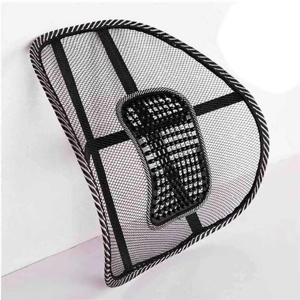 

Car Seat Cover Cushion Cool Support Lumbar Waist Brace Pain Relief For Office Chair Sofa NR-shipping