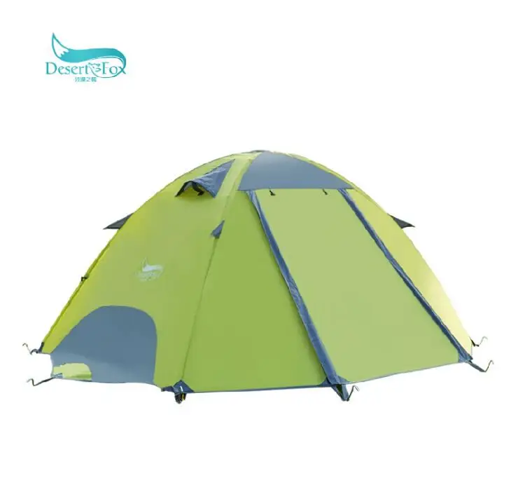

Desert&Fox Outdoor profession double lovers tent professional anti-rainstorm camping tent double door aluminum pole camping tent