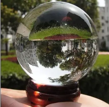 

Asian Quartz Pure Clear Magic Crystal glass Healing Ball Sphere 60mm + Stand