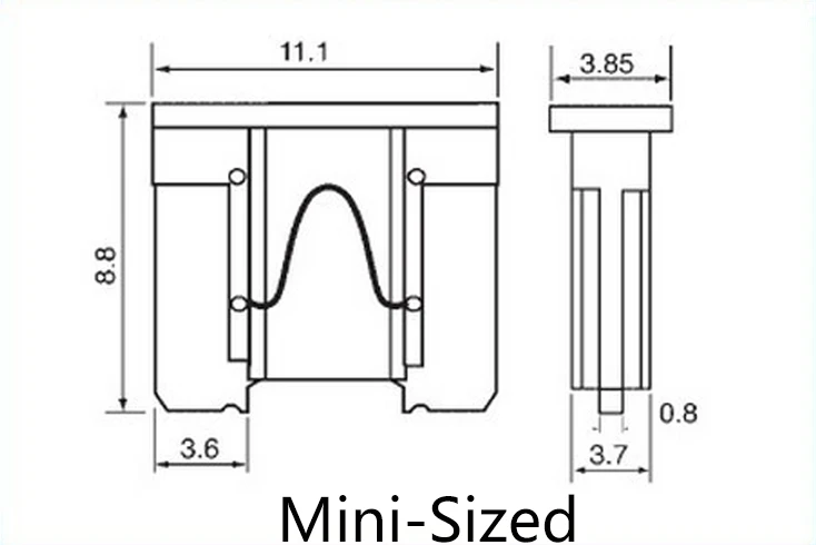 12V Car Waterproof Fuse Holder Socket TAP Adapter Micro/Mini/Standard ATM APM With 10A Blade Car Auto Motorcycle Motorbike Fuse