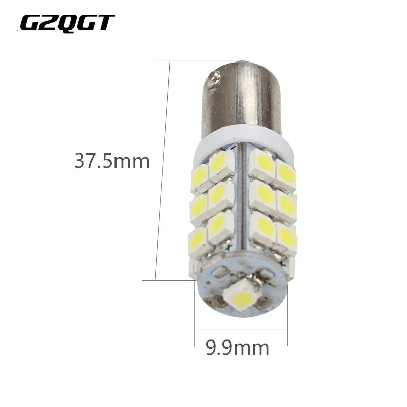 100X BA9S 25 светодиодный 1210 SMD автомобиля Подсветка салона Чтение купольная лампа 434 T4WWedge освещения авто лампы AC/DC 12 V белого, синего, красного цветов