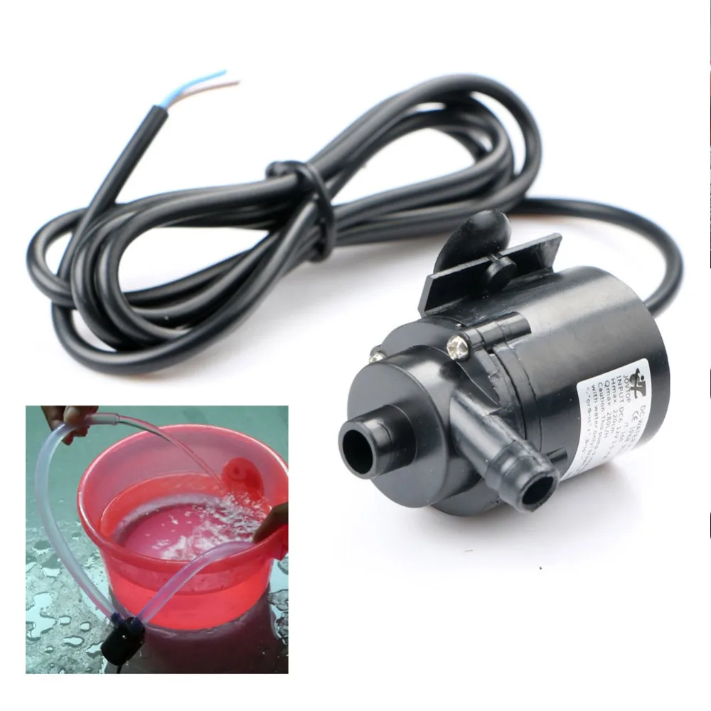 12V DC Mini Pompe à Eau Electrique pour Piscine Aquarium, 800L / H