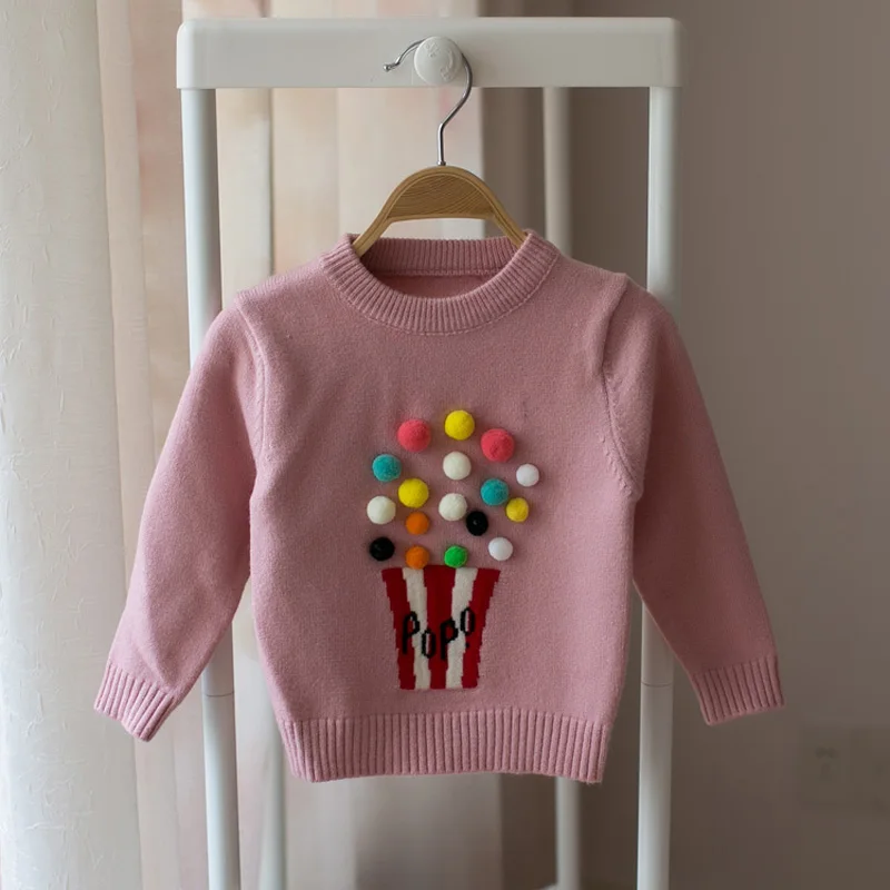 baby girl popcorn sweater