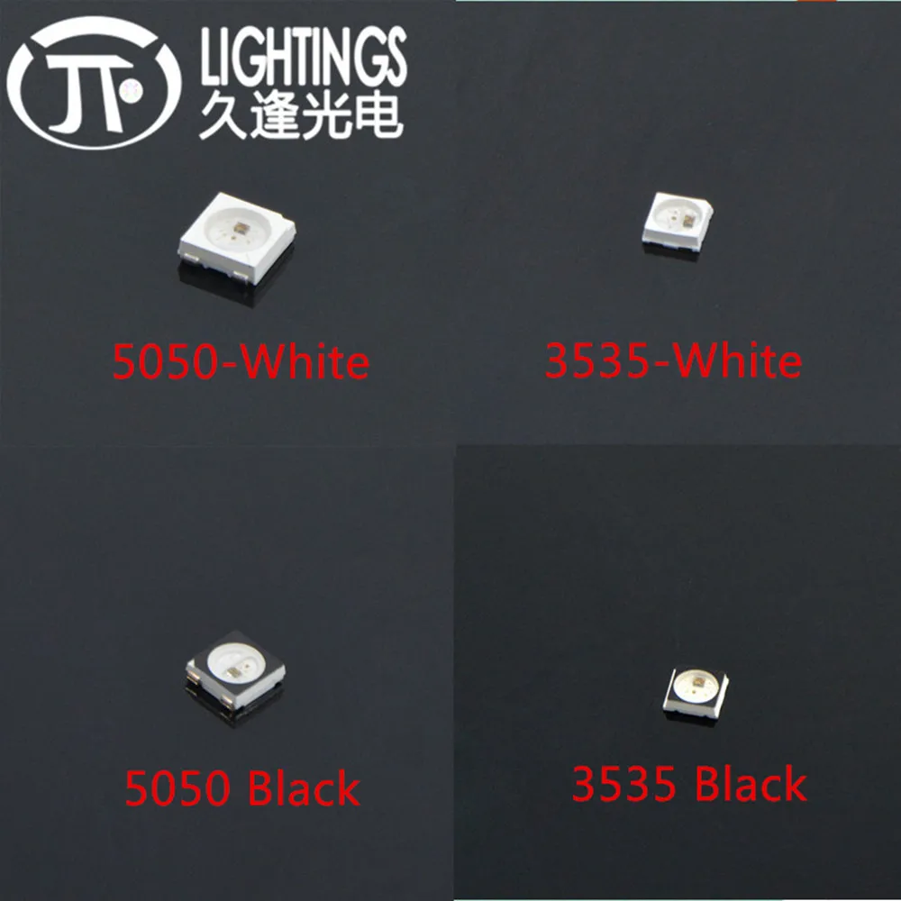 СВЕТОДИОДНЫЙ полноцветный чип SK6812 WS2812B 5 в пост. Тока 5050 3535 RGB пикселей для