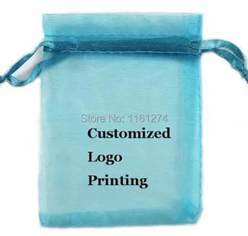 

Free shipping High Quality Applique MultiColor Pattern Organza Bags / Organza Gift bag Jewelry Gift Pouch package #2