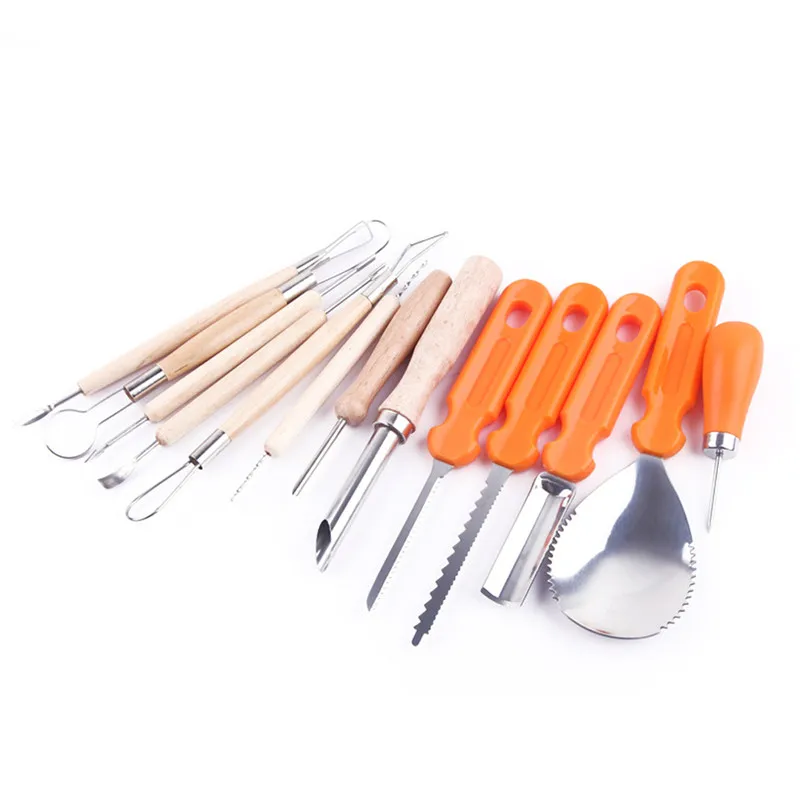 514 PCS 1Set Carving Tools Kit Vegetable Fruit Food Chisel Kitchen Cutting Peeler Slicer Safe Pumpkin knives Tool Suit  (2)_