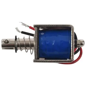 

DC6V 20N Force 10mm Thrust Pushing Pull 2 Wires Electromagnet