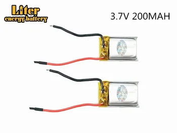 20PCS 3.7V 200mAh 701723 Lipo battery For Syma S107G S109G S111G Remote Control Helicopter MJXRC X900 X901 Toys battery
