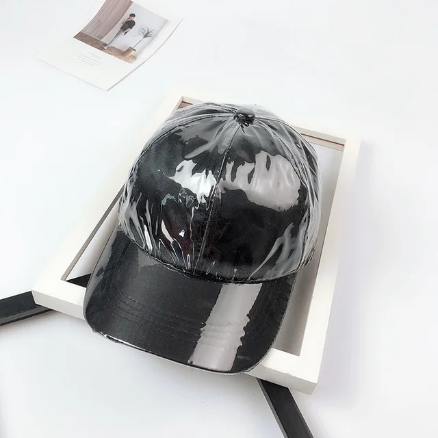 Ansparent PVC Plastic Double Deck Baseball Cap Men and Women Street