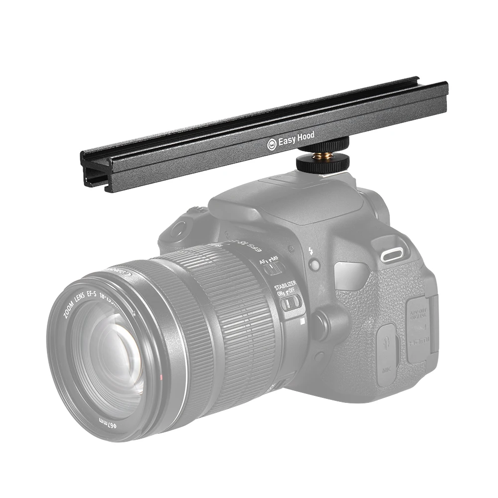200 мм/" Холодный башмак металлический удлинитель рельсовый трек Кронштейн Держатель для Canon Nikon DSLR камеры sony A7 серии ILDC