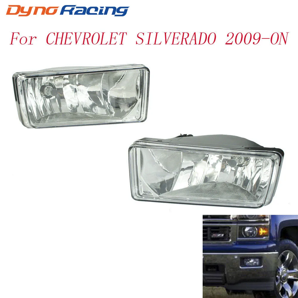 Fog light for Chevrolet Silverado 2009 ON fog lamps Clear Lens Bumper