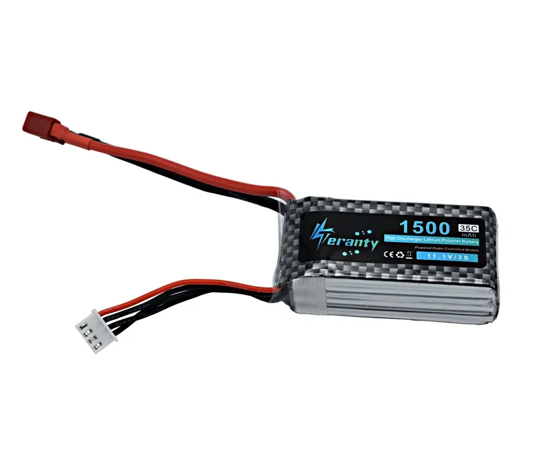 Высокая мощность 3S 11,1 v 1500mAh 35C LiPo батарея T/XT60/JST/EC3 вилка 11,1 v перезаряжаемая Lipo батарея для RC автомобиля самолета вертолета