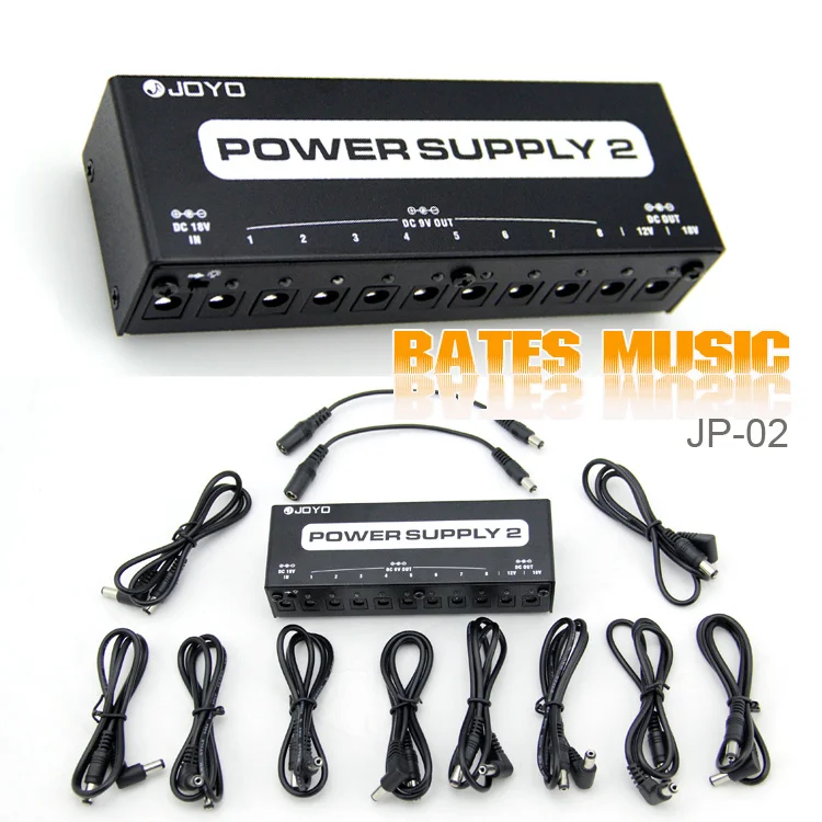 NEW JP 02 Guitar Pedal Power Supply Compact Size For DC 9V/12V/18V