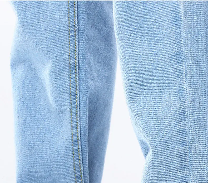 Loose Jeans Men Solid Simple Pencil Pants Cotton Classic Cargo Pant Jeans Male Trousers Youth Ankle-Length Pant Brand Jeans 2019 12