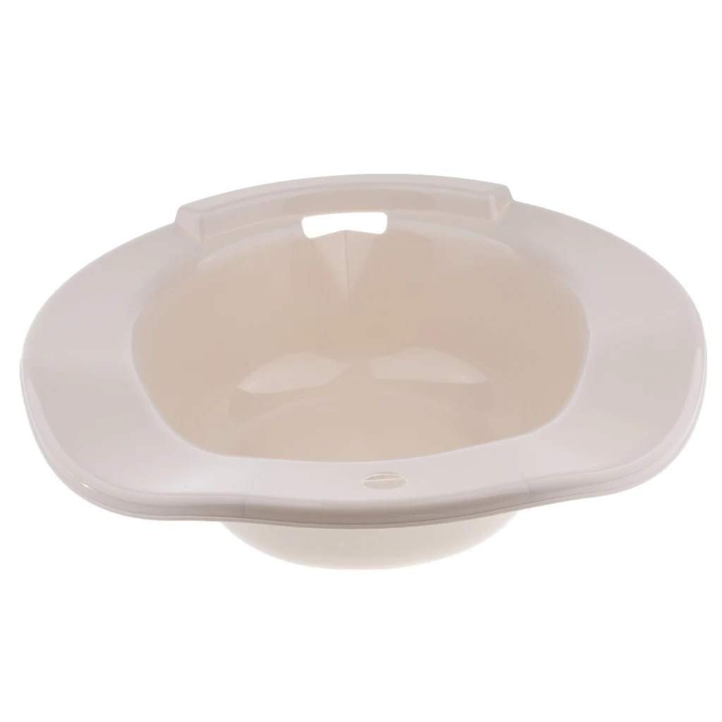 Durable Non-toxic Plastic Hemorrhoids Patient Elderly Men Pregnant Women Toilet Sitz Bath Tub Hip Basin Bidet