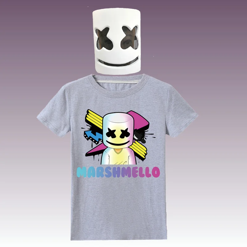 

2019 Summer Baby Boys Girl T shirt Cotton Tops marshmello dj Music master T-shirts Children Tees Kids Performance Clothes 4-15Y