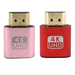 Новый vga-адаптер для виртуального дисплея HDMI 1,4 DDC EDID пустышка разъем эмулятор отображения eals DJA99