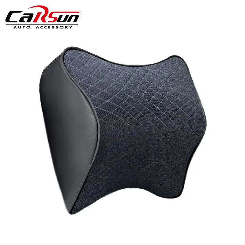 

Car Neck Pillow Memory Foam Headrest Seat Supports Cushion Travel Comfortable Car Accessories for Auto