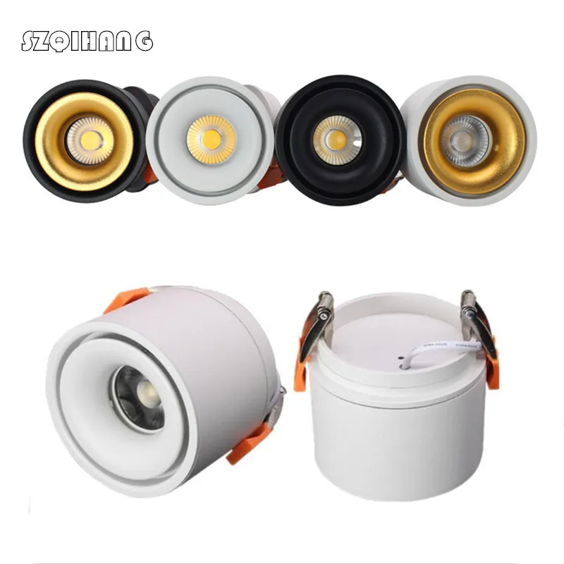 

Новый супер яркий Epistar Dimmable COB светодиодный встраиваемый светильник 10 Вт теплый белый/натуральный белый/холодный белый светодиодный потолочный точечный светильник