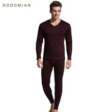 Зимнее термобелье для мужчин Комфортные кальсоны наборы Топы+ брюки Термоодежда мужские s длинное нижнее белье