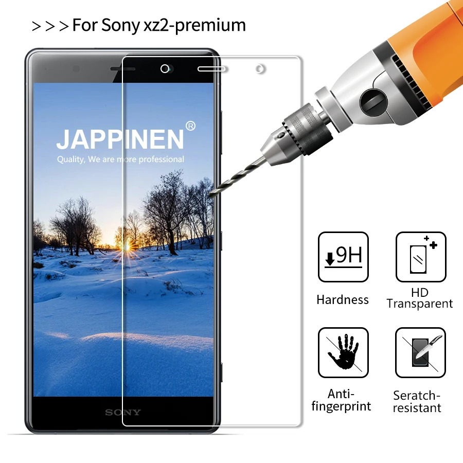 

2.5D 9H Tempered Glass for Sony Xperia XZ3 XA Ultra XA1 XA2 X XZ1 XZ2 Compact XZ4 XZ Premium Screen Protector Clear Glass