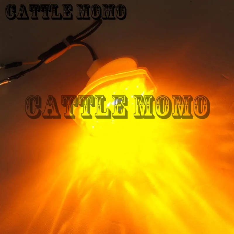 Motorbike Turn Signals Light Indicator Flush Mount Led Blinkers Flasher