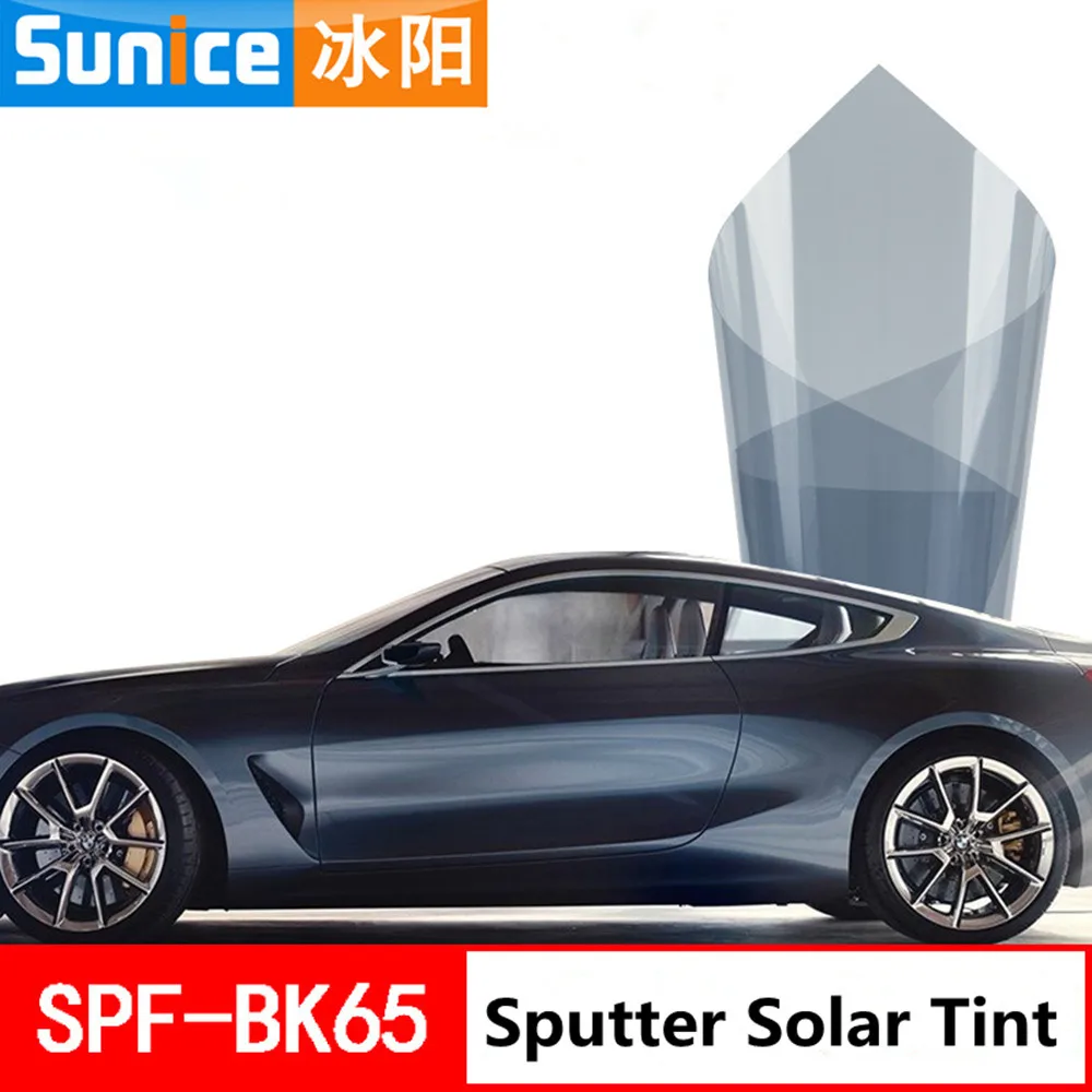 SUNICE UV+ изоляционная оконная Тонирующая пленка VLT 65% 2-слойная Солнечная Защитная пленка распылитель солнечного оттенка односторонняя зеркальная стеклянная пленка на окно